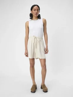 OBJECT Basic*HÖG MIDJA SHORTS Sandshell
