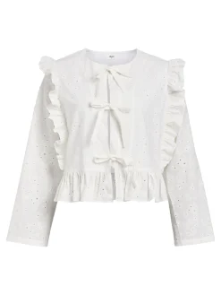 OBJECT Toppar*JACQUARD BLUS Cloud Dancer