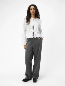 OBJECT Toppar*JACQUARD BLUS Cloud Dancer