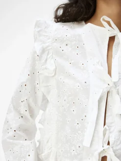OBJECT Toppar*JACQUARD BLUS Cloud Dancer