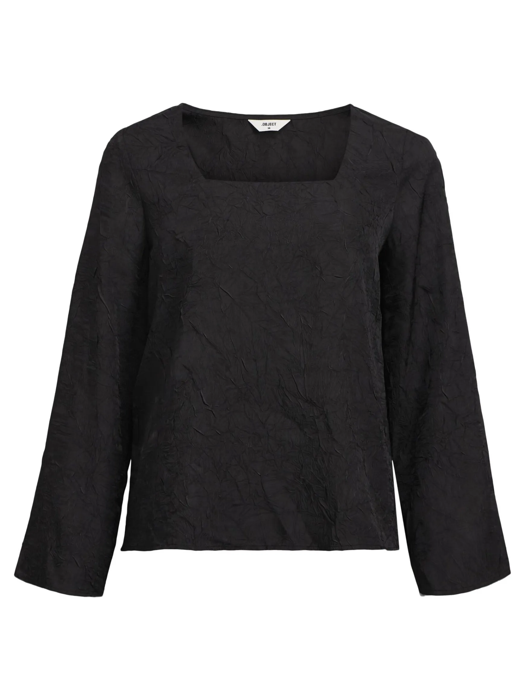 OBJECT Toppar|Skjortor*JACQUARD TOPP Black