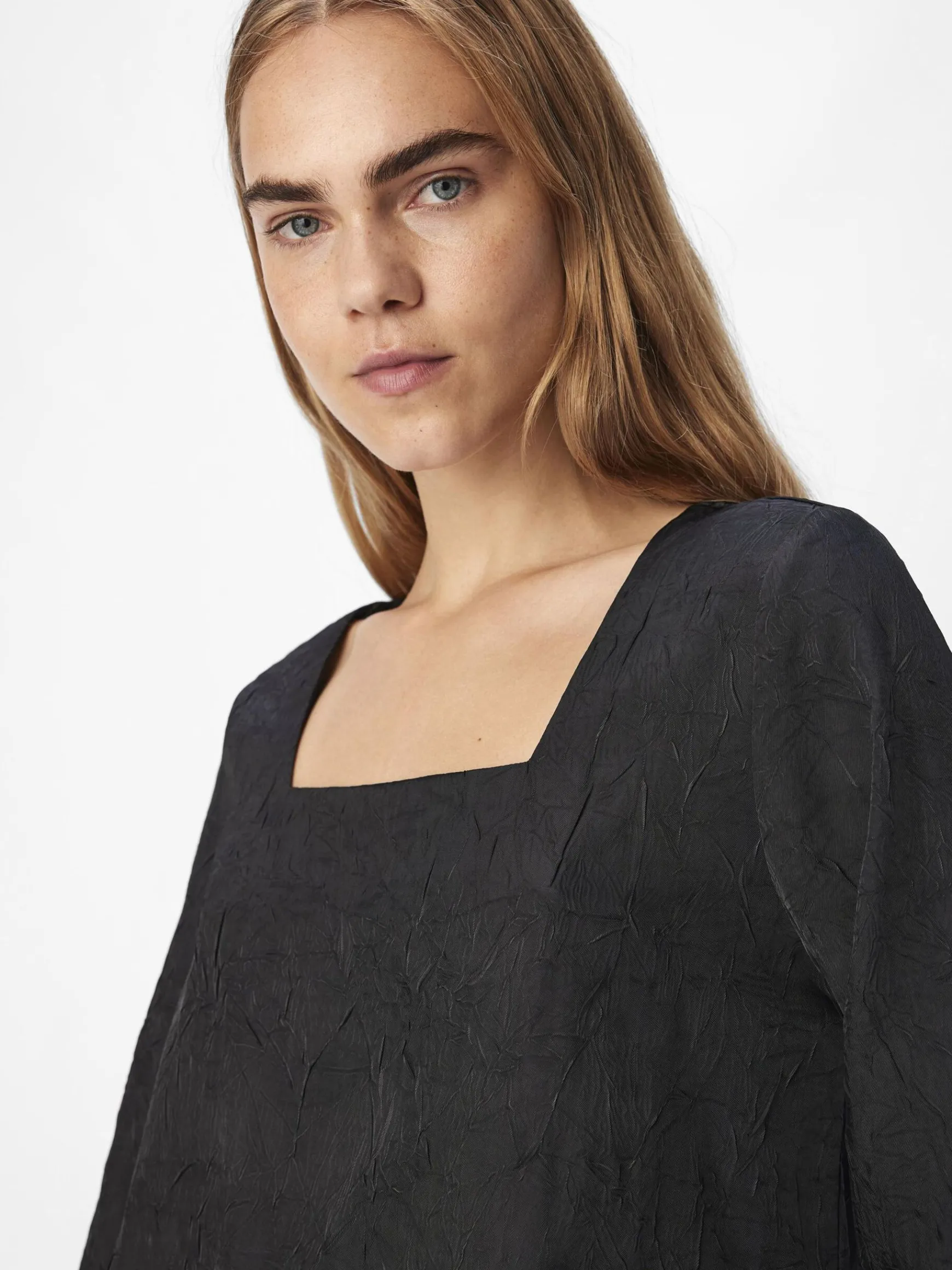 OBJECT Toppar|Skjortor*JACQUARD TOPP Black
