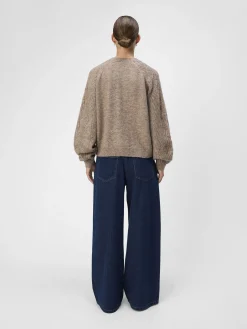 OBJECT Cardigans*KNYTNING FRAM KOFTA Desert Taupe