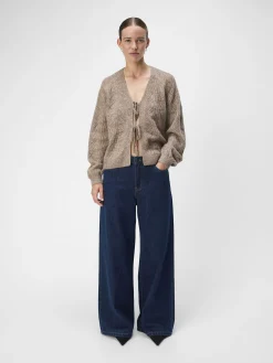OBJECT Cardigans*KNYTNING FRAM KOFTA Desert Taupe