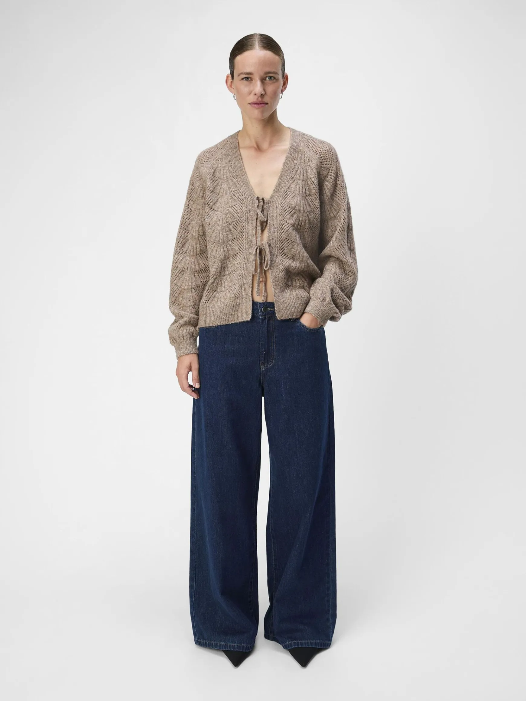 OBJECT Cardigans*KNYTNING FRAM KOFTA Desert Taupe