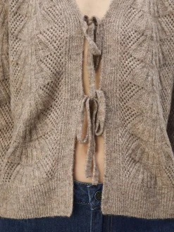 OBJECT Cardigans*KNYTNING FRAM KOFTA Desert Taupe