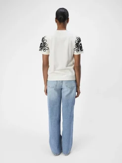OBJECT Toppar*KORTÄRMAD TOPP White