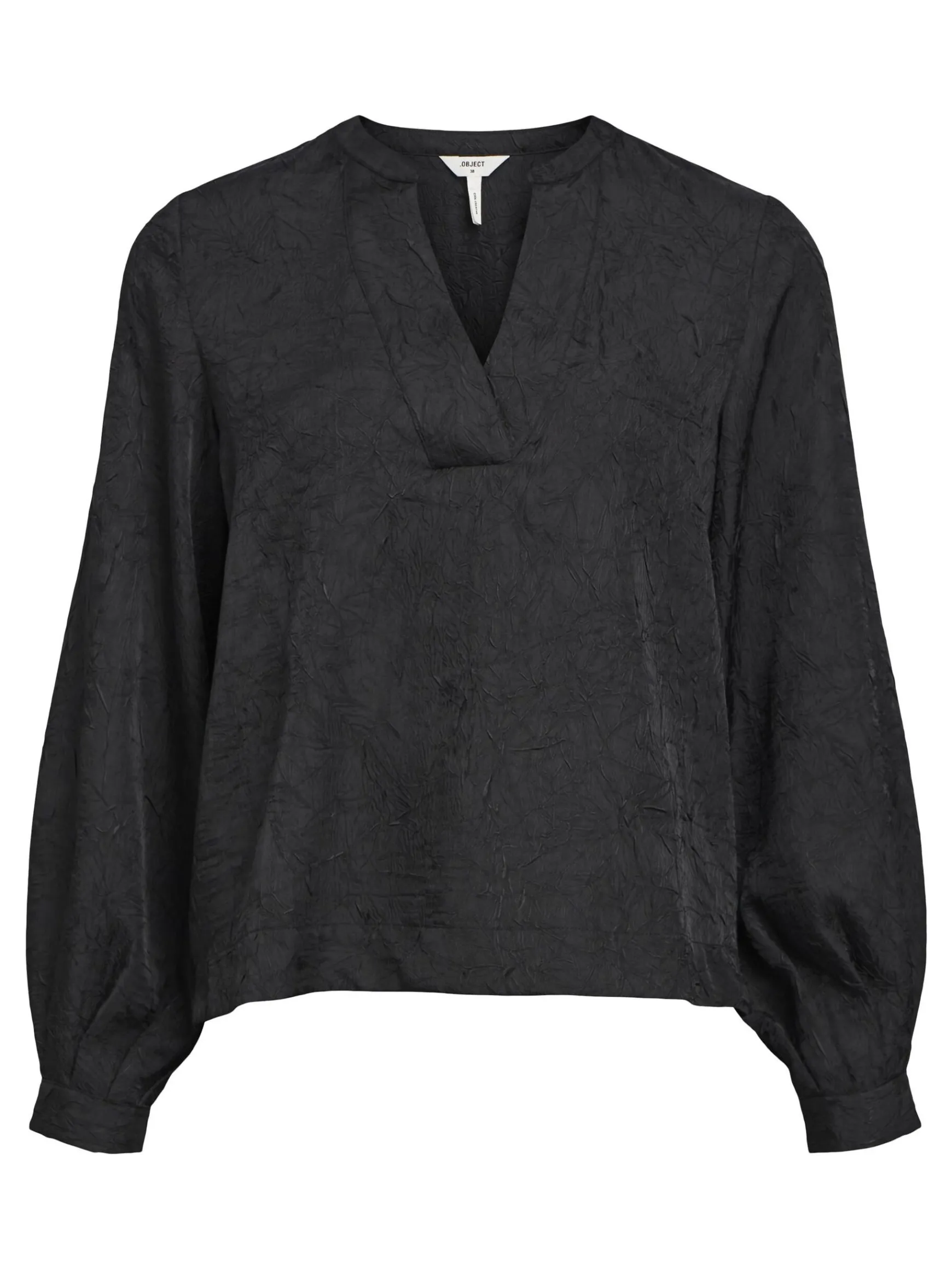 OBJECT Skjortor|Toppar*KRINKLAD BLUS Black