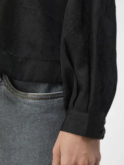 OBJECT Skjortor|Toppar*KRINKLAD BLUS Black