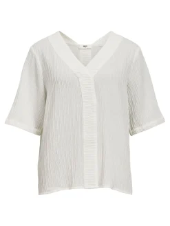 OBJECT Toppar*KRINKLAD BLUS Cloud Dancer