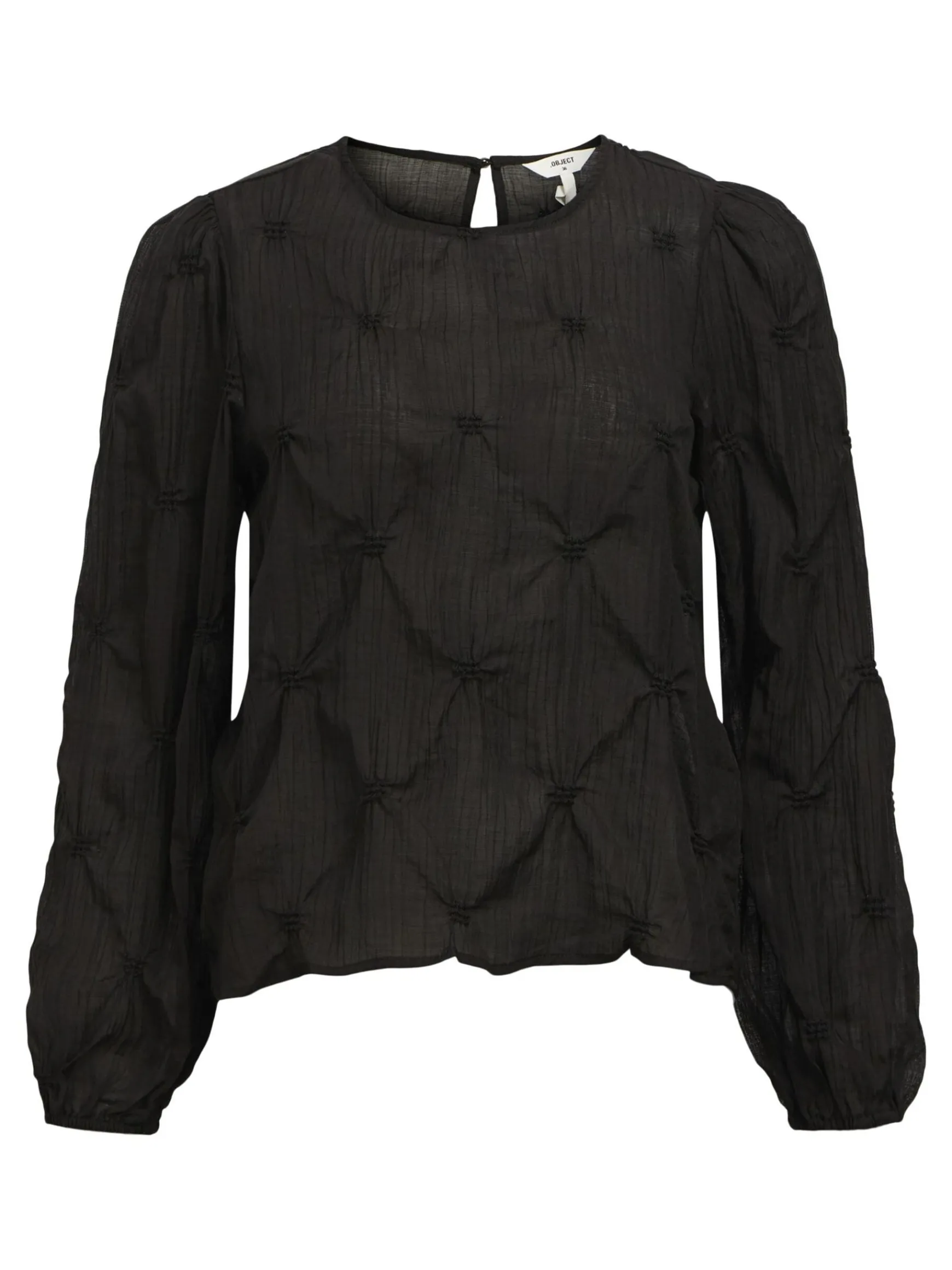 OBJECT Skjortor|Toppar*KRINKLAD TOPP Black