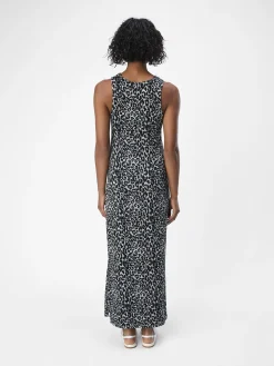 OBJECT Klänningar*LEOPARDMÖNSTRADE MAXIKLÄNNING Grey