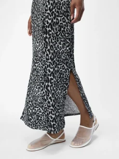 OBJECT Klänningar*LEOPARDMÖNSTRADE MAXIKLÄNNING Grey