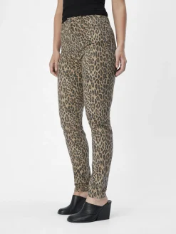 OBJECT Jeans|Byxor*LEOPARDMÖNSTRADE SKINNY FIT-JEANS Incense