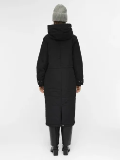 OBJECT Ytterkläder*LÅNG KAPPA Black