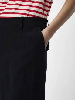 OBJECT Basic|Kjolar*LÅNG PENNKJOL Black