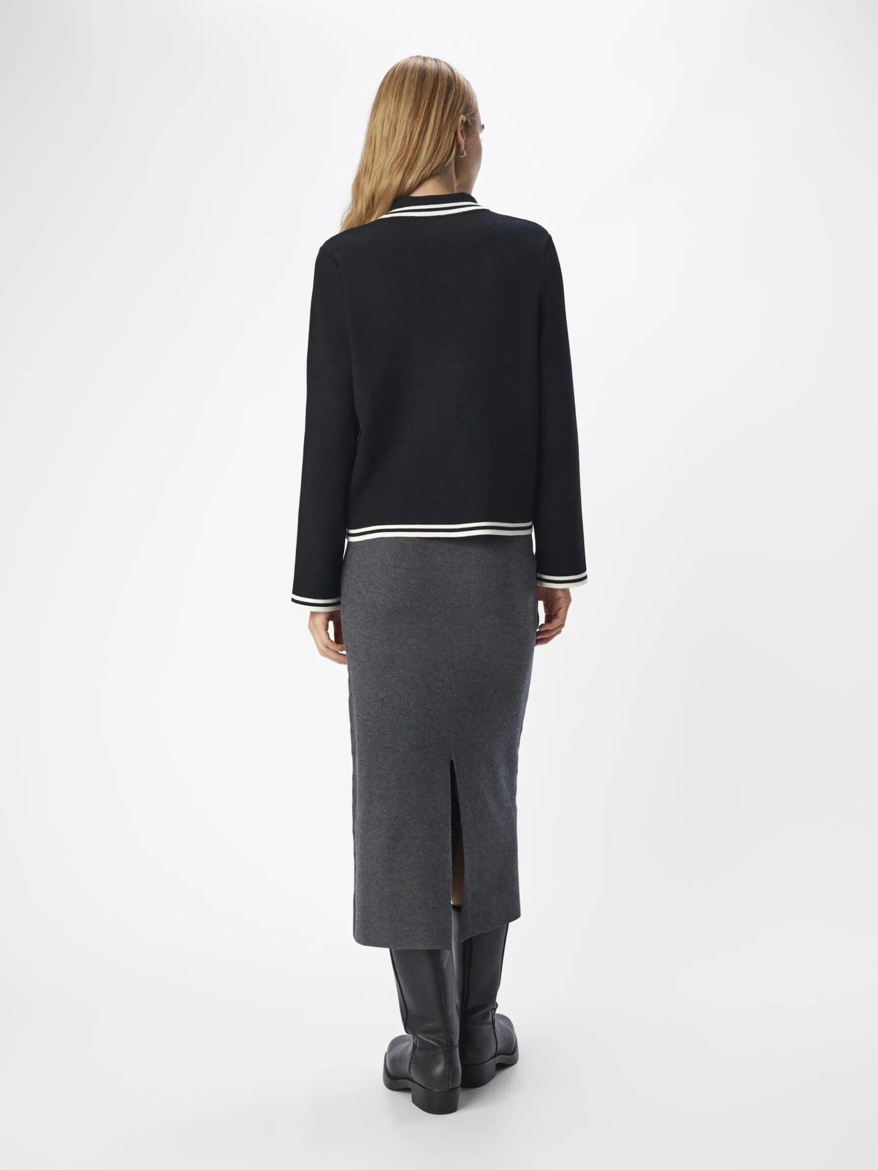 OBJECT Cardigans*LÅNGÄRMAD KOFTA Black