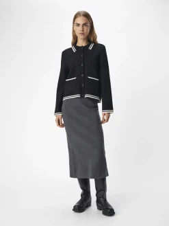OBJECT Cardigans*LÅNGÄRMAD KOFTA Black