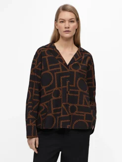 OBJECT Toppar*LÅNGÄRMAD SKJORTA Black
