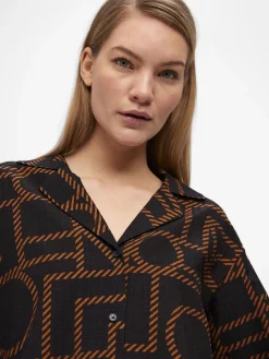 OBJECT Toppar*LÅNGÄRMAD SKJORTA Black