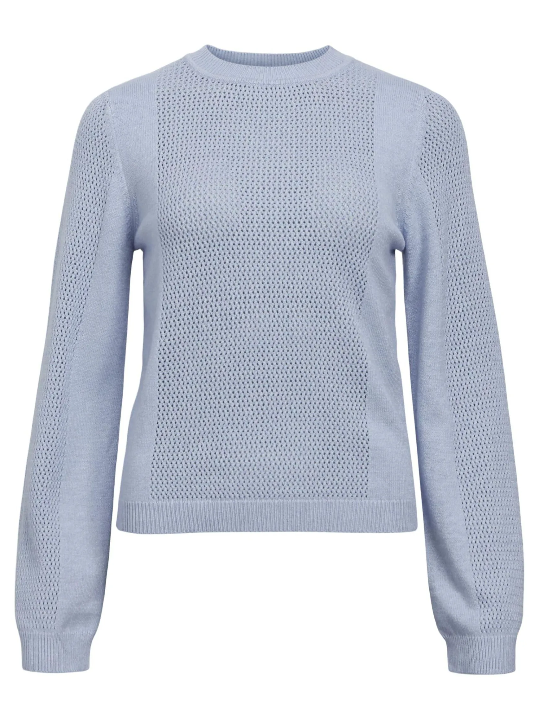 OBJECT Stickat*LÅNGÄRMAD STICKAD TRÖJA Brunnera Blue
