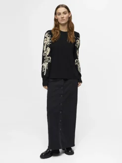 OBJECT Toppar*LÅNGÄRMAD TOPP Black