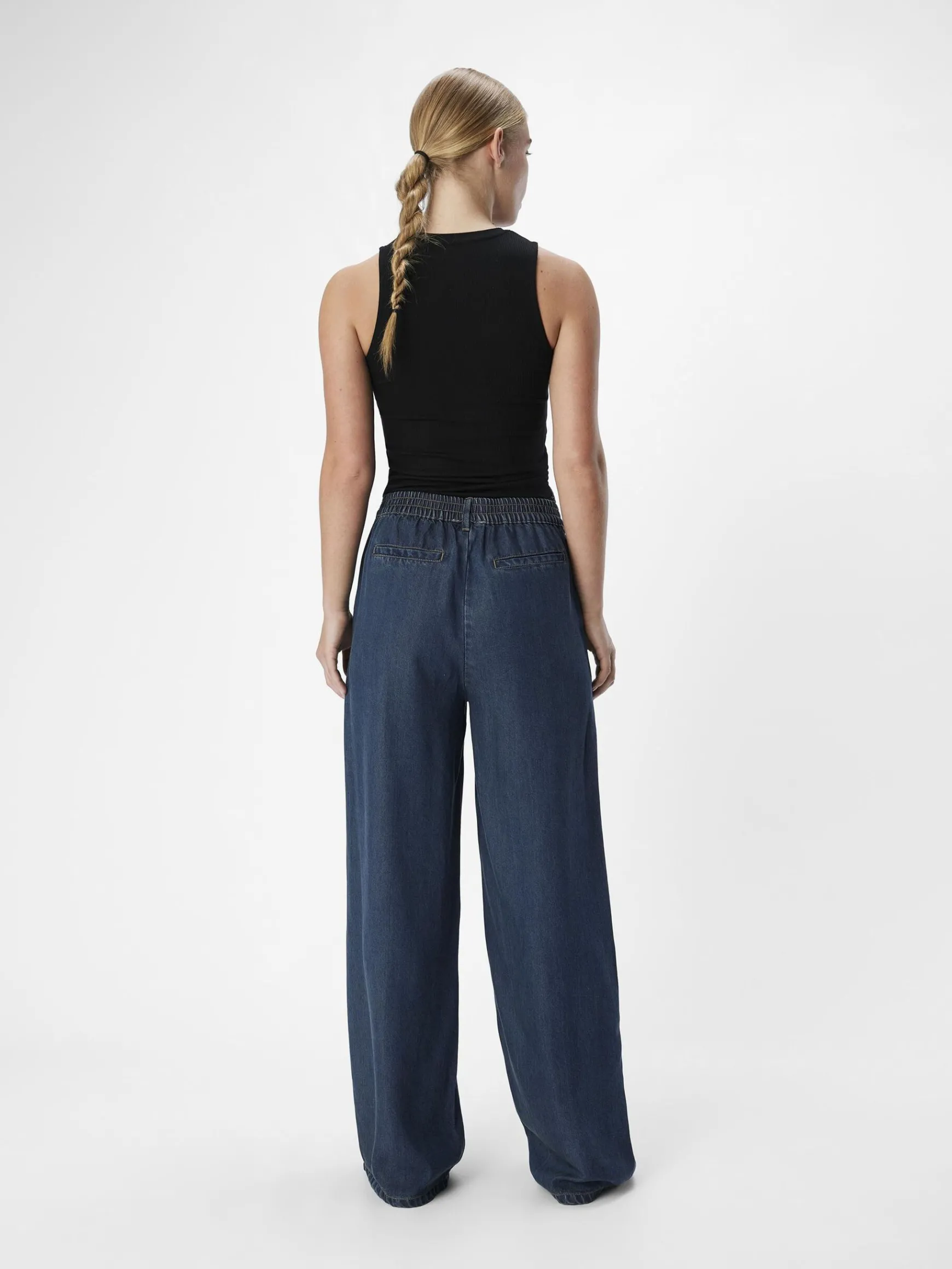 OBJECT Byxor*LÖS PASSFORM BYXOR Dark Blue Denim