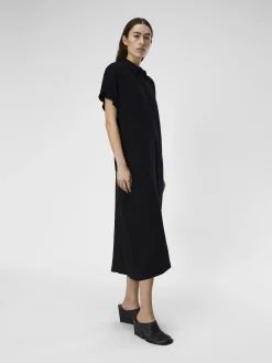 OBJECT Klänningar*MAXI SKJORTKLÄNNING Black
