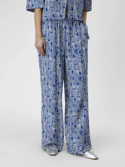 OBJECT Byxor*MED TRYCK BYXOR MED VIDA BEN Palace Blue