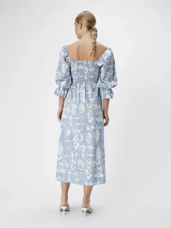 OBJECT Klänningar*MED TRYCK MAXIKLÄNNING Brunnera Blue
