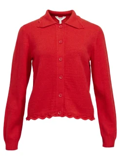OBJECT Cardigans*MELERAD KOFTA Flame Scarlet