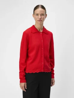 OBJECT Cardigans*MELERAD KOFTA Flame Scarlet