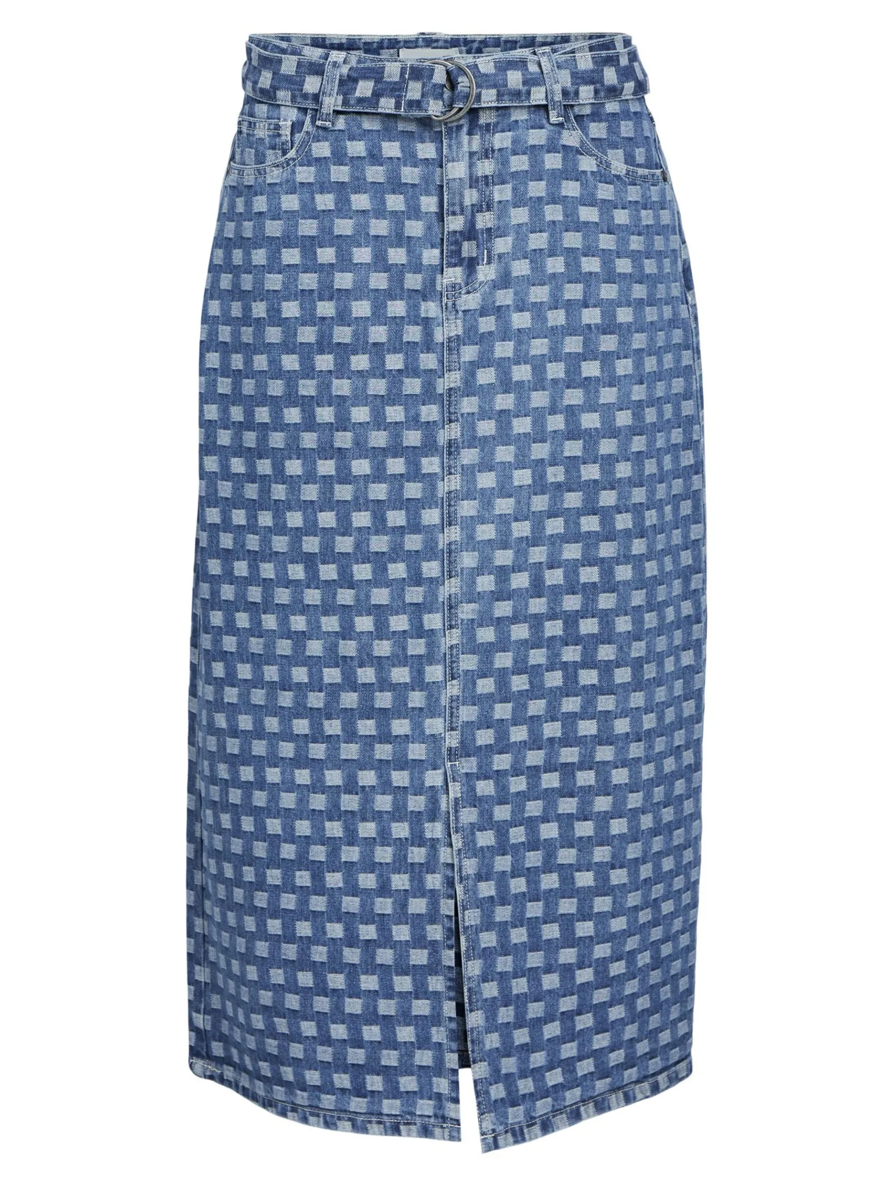 OBJECT Kjolar*MÖNSTRAD JEANSKJOL Medium Blue Denim
