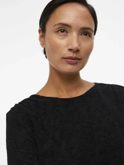 OBJECT Toppar*MÖNSTRAD TOPP Black