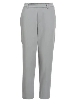 OBJECT Byxor*NORMAL MIDJA BYXOR Light Grey Melange
