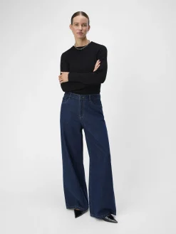 OBJECT Basic|Jeans*NORMALHÖGA JEANS MED VIDA BEN Dark Blue Denim