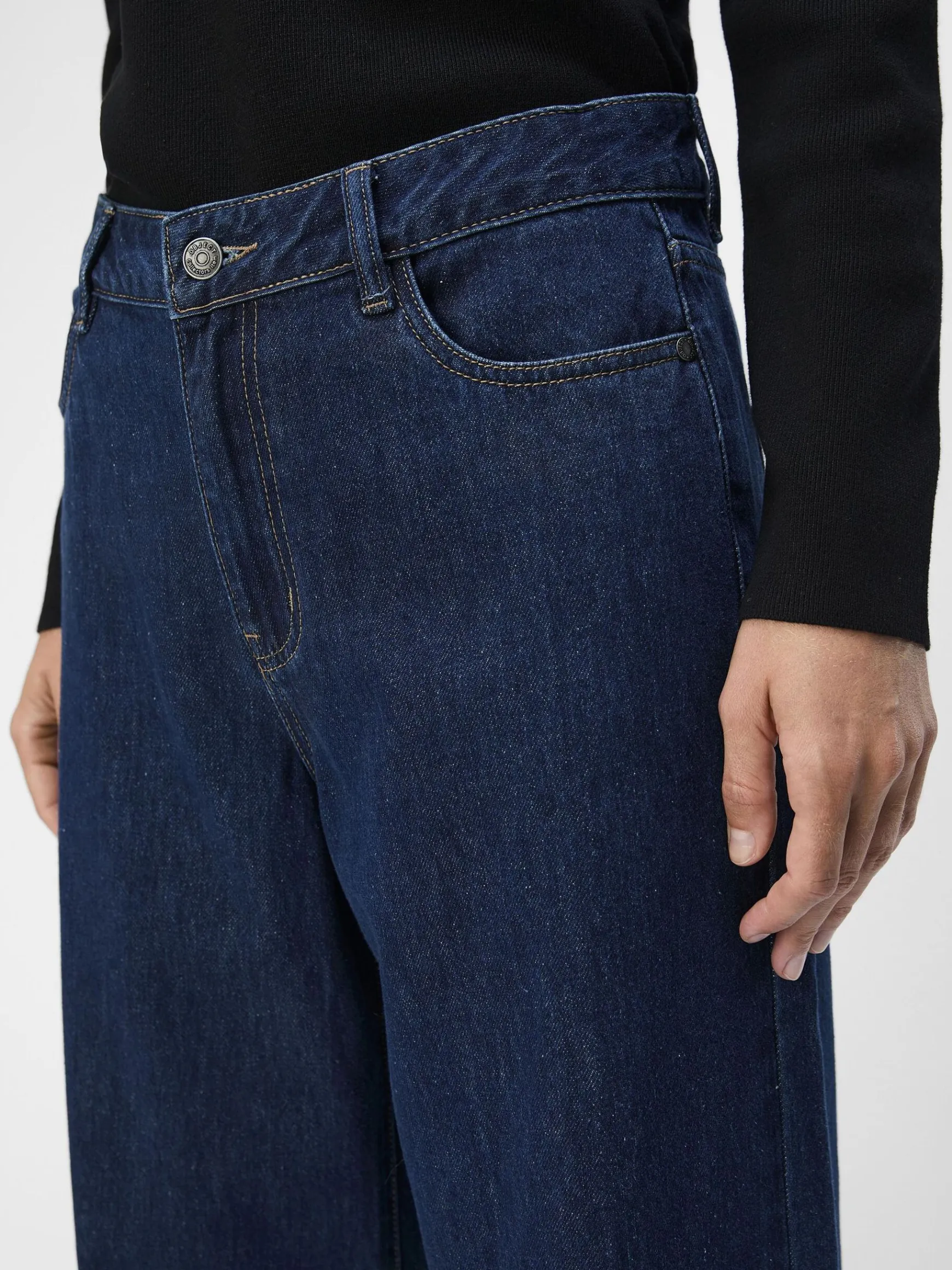 OBJECT Basic|Jeans*NORMALHÖGA JEANS MED VIDA BEN Dark Blue Denim