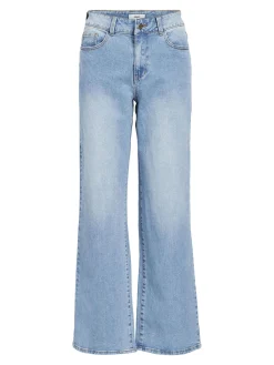 OBJECT Jeans|Byxor*NORMALHÖGA VIDA JEANS Light Blue Denim