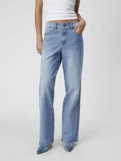 OBJECT Jeans|Byxor*NORMALHÖGA VIDA JEANS Light Blue Denim