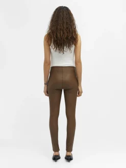 OBJECT Byxor*OBJBELLE LEGGINGS Dark Earth