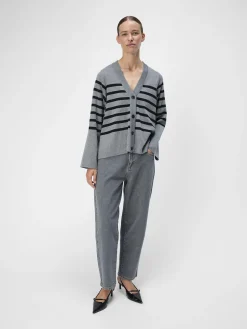 OBJECT Cardigans*OBJESTER KOFTA Medium Grey Melange