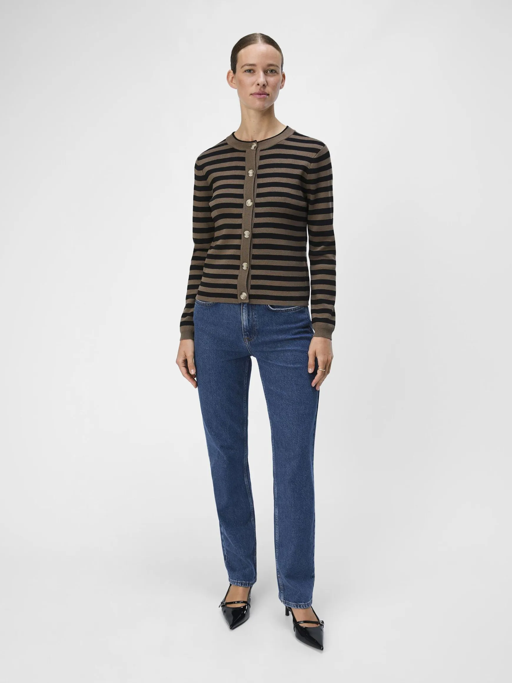 OBJECT Cardigans*OBJESTER STICKAD KOFTA Morel