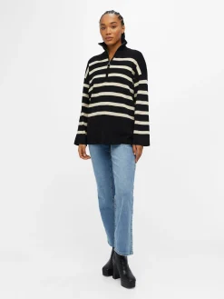 OBJECT Stickat*OBJESTER TRÖJA Black