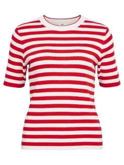 OBJECT Toppar|Stickat*OBJESTER T-SHIRT Cloud Dancer