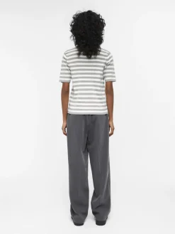 OBJECT Toppar|Stickat*OBJESTER T-SHIRT Light Grey Melange