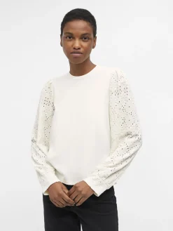 OBJECT Skjortor|Toppar*OBJFEODORA BLUS Cloud Dancer