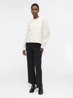 OBJECT Skjortor|Toppar*OBJFEODORA BLUS Cloud Dancer
