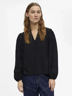 OBJECT Toppar*OBJFEODORA BLUS Black