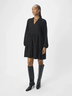 OBJECT Klänningar*OBJFEODORA KORT KLÄNNING Black