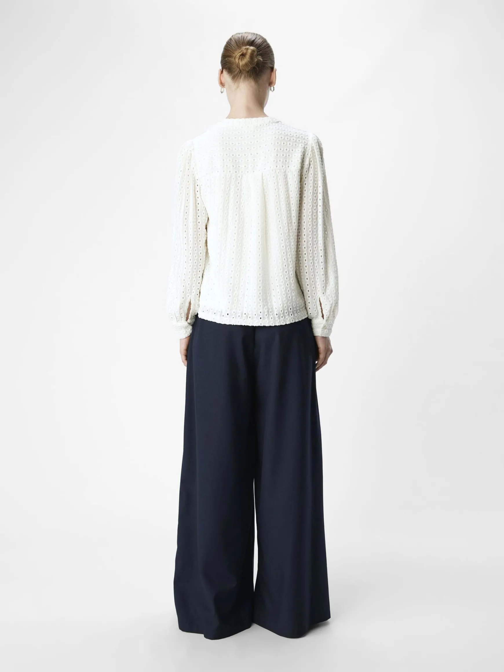 OBJECT Skjortor|Toppar*OBJFEODORA LÅNGÄRMAD SKJORTA White